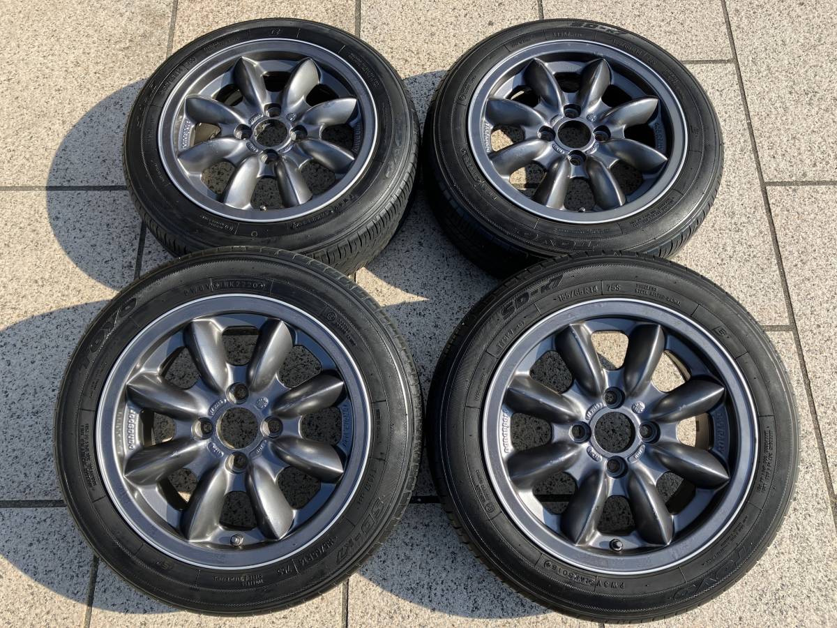 6J軽☆パナスポーツ☆プロラリー☆4H100☆トーヨー155/65R14付 6J軽☆パナスポーツ☆プロラリー☆4H100☆トーヨー155/65R14付