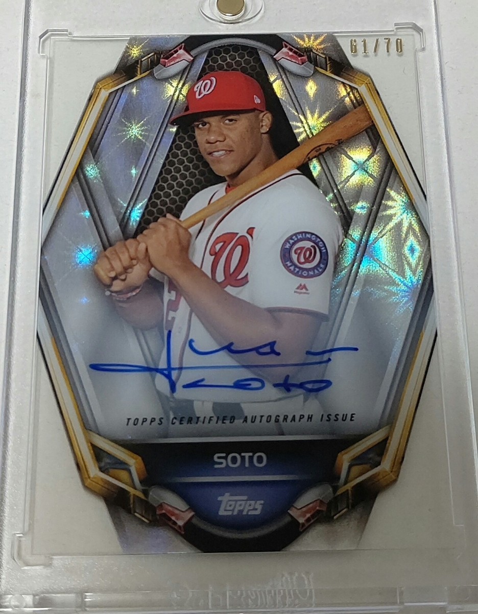 TOPPS MLB Juan Soto Auto ジャージー 直筆サインカード-