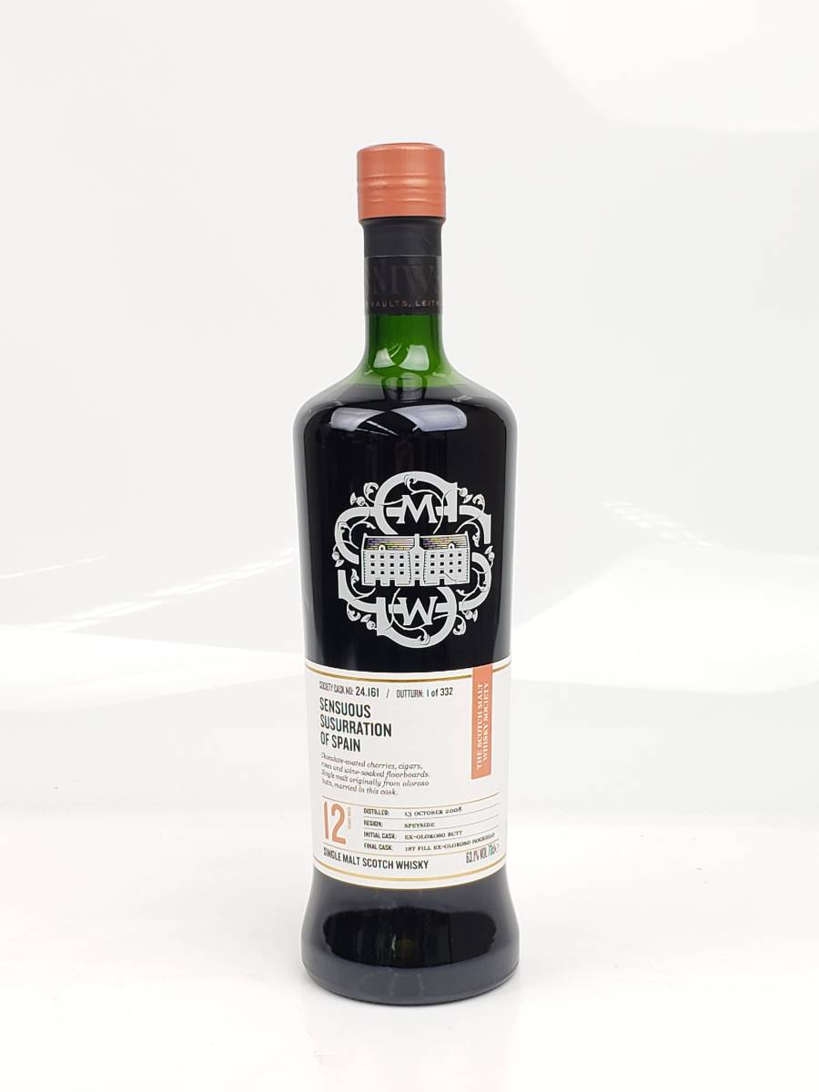 【未開栓】マッカラン　12年　SMWS 24.161　2008　シェリーホグスヘッド　332瓶限定　シングルカスクウイスキー　63.1%　700ml_画像1