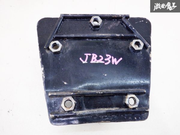 ワンオフ品 JB23W ジムニ― リア スペアタイヤ 移動式ブラケット 棚2J8_画像5