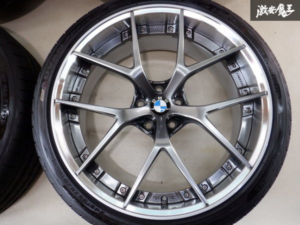 希少! BBS RI-S RI-S005 RI-S014 20インチ 8.5J +22 10J +38 5穴 PCD112 ADVAN sport V105 275/30ZR20 97Y 245/35ZR20 95Y G15 G14 G16 G30_画像4