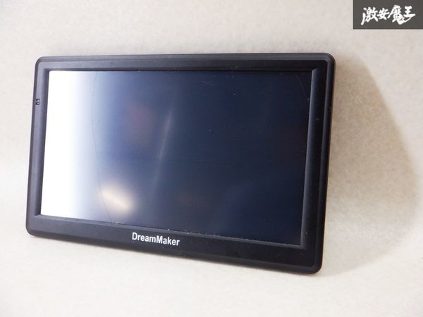 DreamMaker ドリームメーカー ポータブルナビ 車載 カーナビ 電源コード付 棚D5_画像3