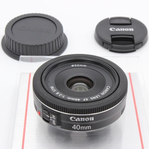 上質で快適 EF キヤノン Canon 【極美品】 40mm 11005 ブラック