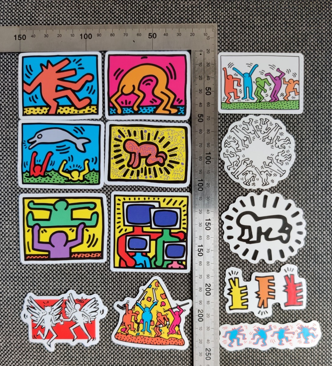 Keith Haring“Art”ステッカー集-A#キース・ヘリング#Keith Haring“Art”Sticker's■Artステッカー集×51枚セット：Special Price！899円_画像6