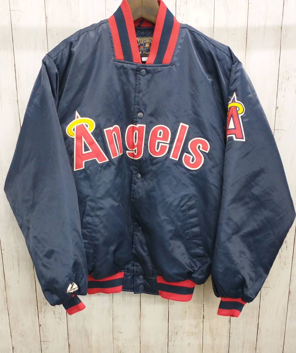 高い素材 COOPERSTOWN/ ANGELS /マジェスティック/エンジェルス/中綿