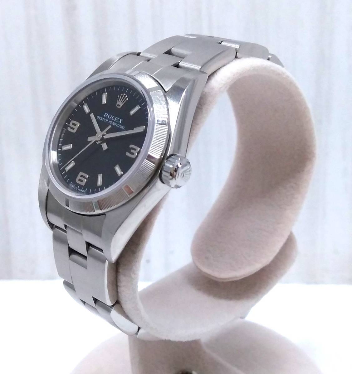 ROLEX ロレックス オイスターパーペチュアル M76030／P21**** 自動巻き 腕時計【2023/03・日本ロレックスによるOH済】保存ケース 保証書_画像2