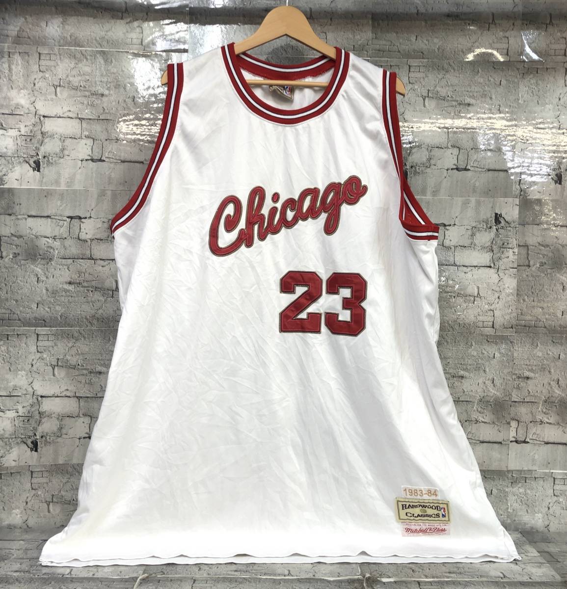 mitchell&ness ミッチェル&ネス ゲームシャツ タンクトップ ユニフォーム 23 MICHAEL JORDAN 83-84 ホワイト