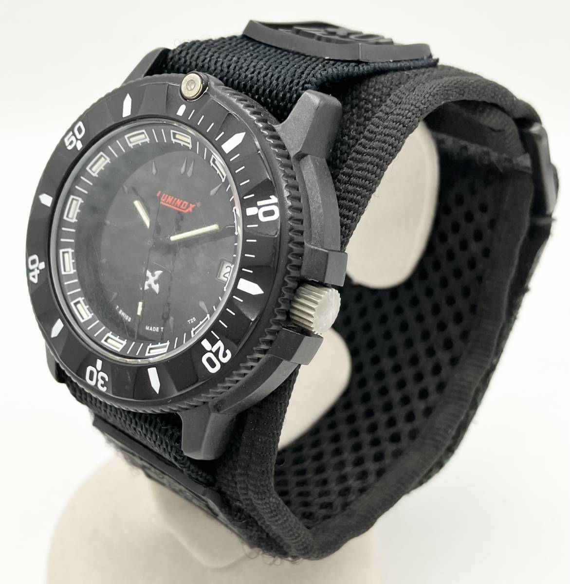 LUMINOX ルミノックス NAVY SEAL 忍 限定 デザイン 49／500 アナログ デイト 3針 クオーツ 腕時計_画像2