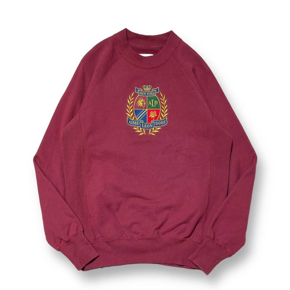 見事な創造力 aime leon 店舗受取可 エメレオンドレ FW18-00758TP ワインレッド サイズ:フリー スウェット dore Sサイズ 見事な創造力 aime leon 店舗受取可 エメレオンドレ FW18-00758TP ワインレッド サイズ:フリー スウェット dore Sサイズ