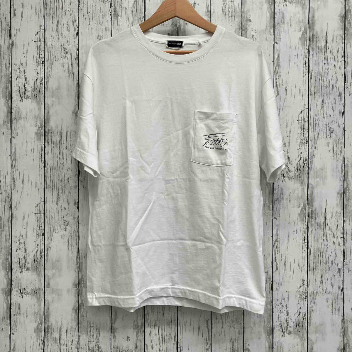 KITH ×Colombiaキス コロンビア 半袖Tシャツ ホワイト ペルー製 Lサイズ23年製 PFG Tarpon Vintage Tee 23-071-060-0029-2-0