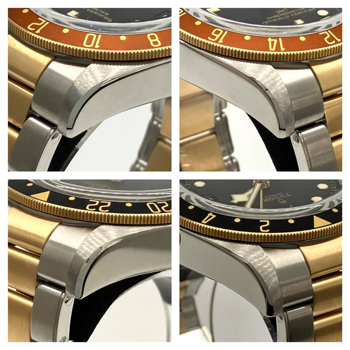 TUDOR チューダー チュードル ヘリテージ ブラックベイ GMT S&G 79833MN ブラック文字盤 SS&YG 自動巻 メンズ 時計 付属品付_画像5