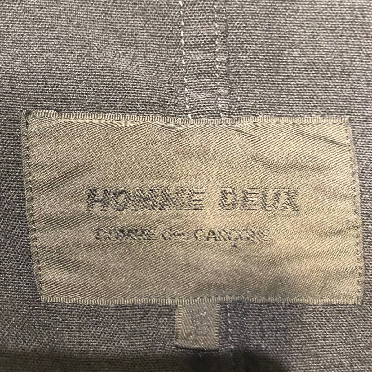 13ss COMME des GARCONS HOMME DEUX コムデギャルソン オムデゥ ポリ縮絨テーラードジャケット XS 店舗受取可_画像4