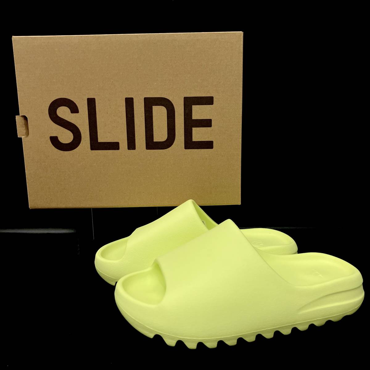 adidas YEEZY Slide Glow Green アディダス イージー スライド グロウグリーン HQ6447 サイズ26.5cm