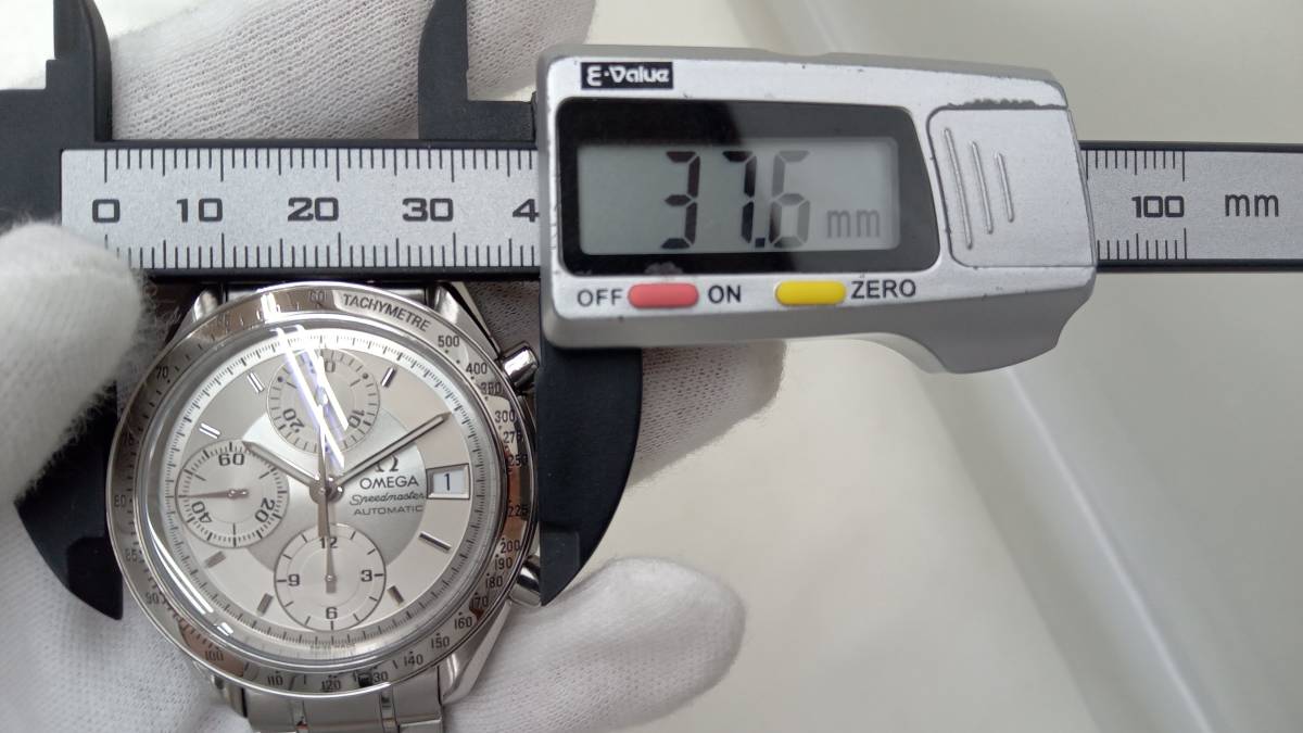 【OMEGA/SpeedMaster】3211.30 デイト 腕時計 腕周り約17cm 自動巻き サファイアガラス 中古_画像8