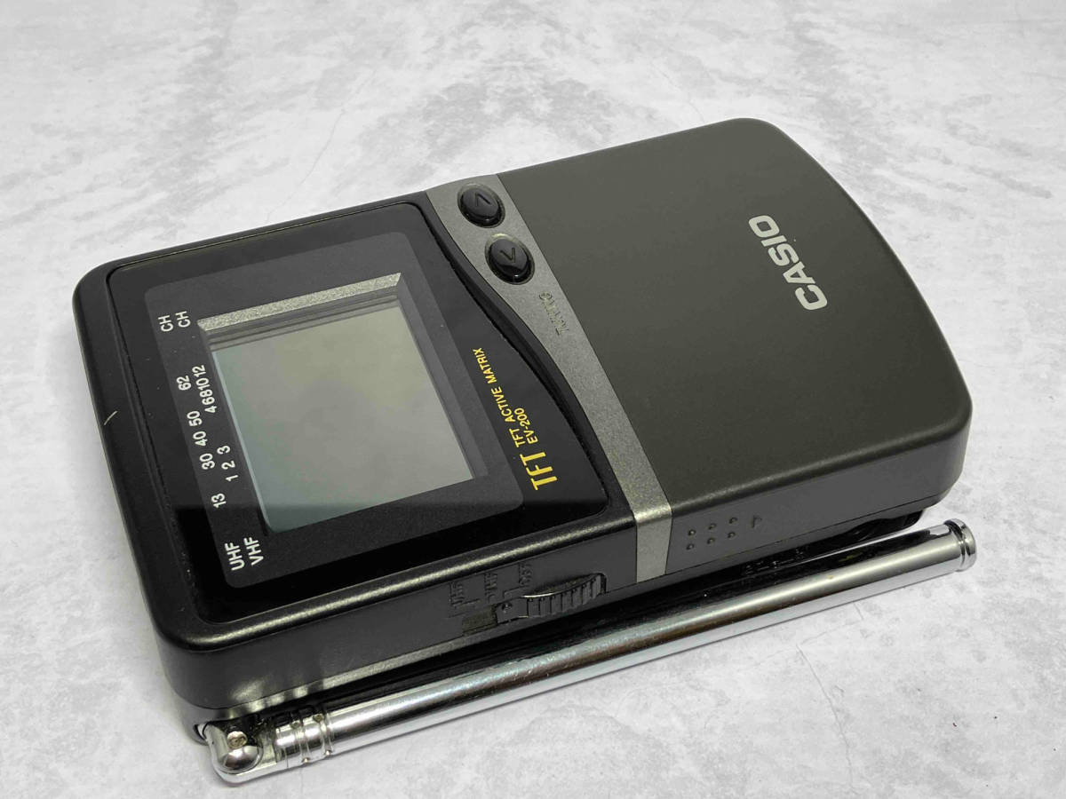 ジャンク CASIO EV-200 1.8型 ポケット液晶カラーテレビ TFT ACTIVE MATRIX_画像6