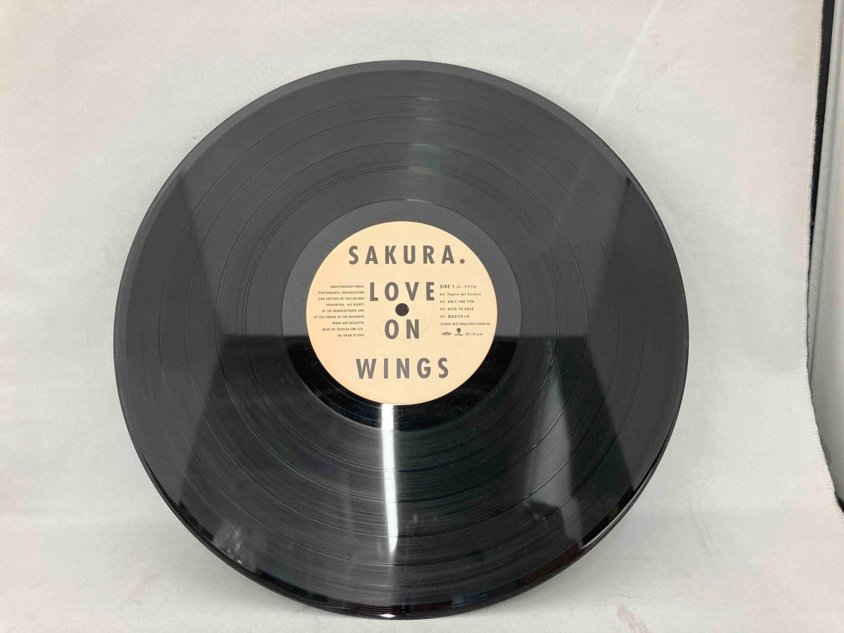 現状品 【LP盤】LOVE ON WINGS ラブオンウィングス　SAKURA TOJT-24066_画像6
