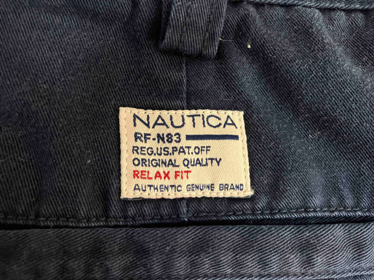 NAUTICA ノーティカ ハーフパンツ RELAX FIT サイズ表記40W ネイビー 店舗受取可_画像6