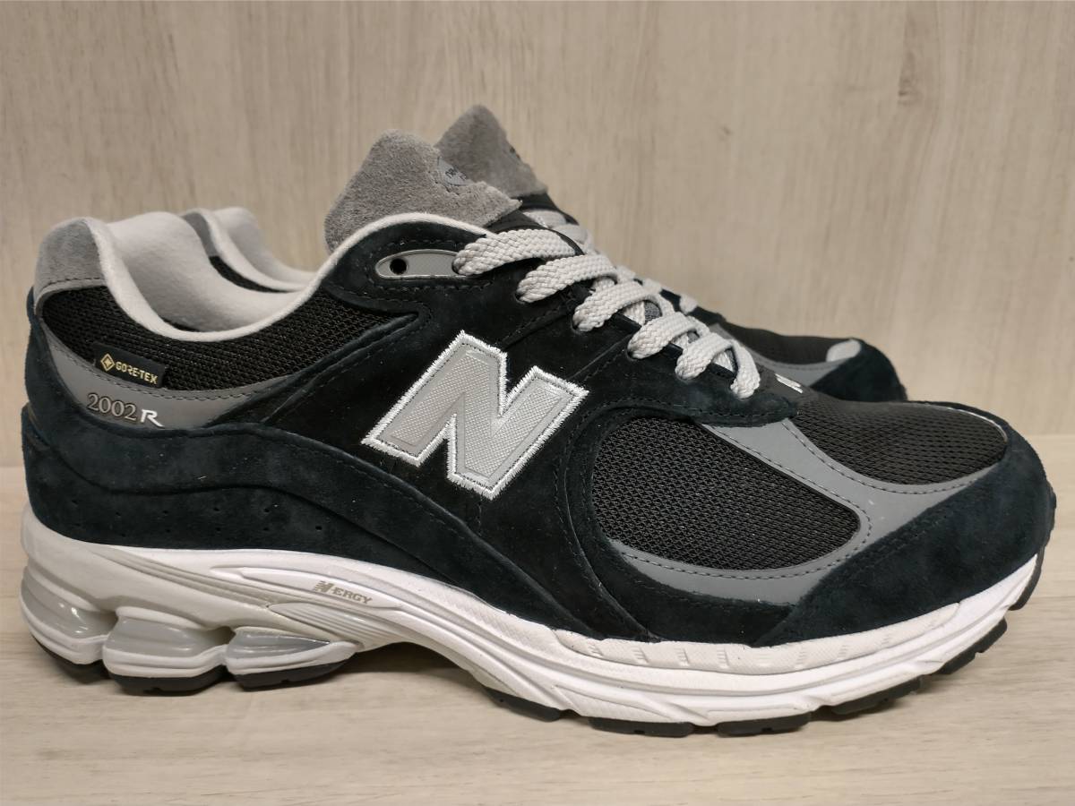 new balance M2002RXD GORE-TEX スニーカー ニューバランス スエード メッシュ ゴアテックス ブラック グレー ホワイト 27.5cm_画像4