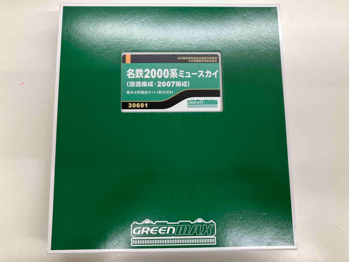 Ｎゲージ GREENMAX 30601 名鉄2000系ミュースカイ(改造編成・2007編成)基本4両編成セット(動力付き) グリーンマックス_画像1