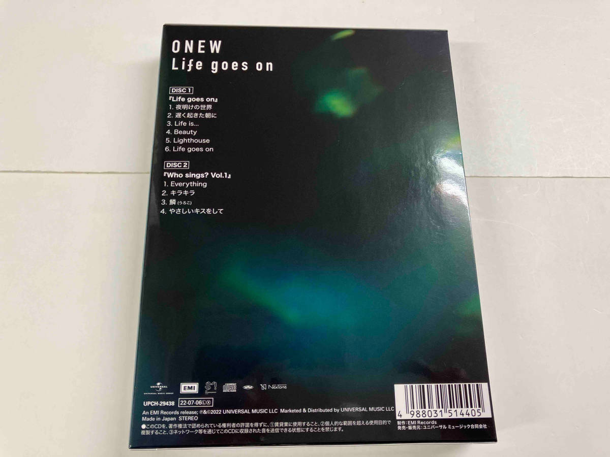 オンユ(SHINee) CD Life goes on(初回限定盤D)_画像2