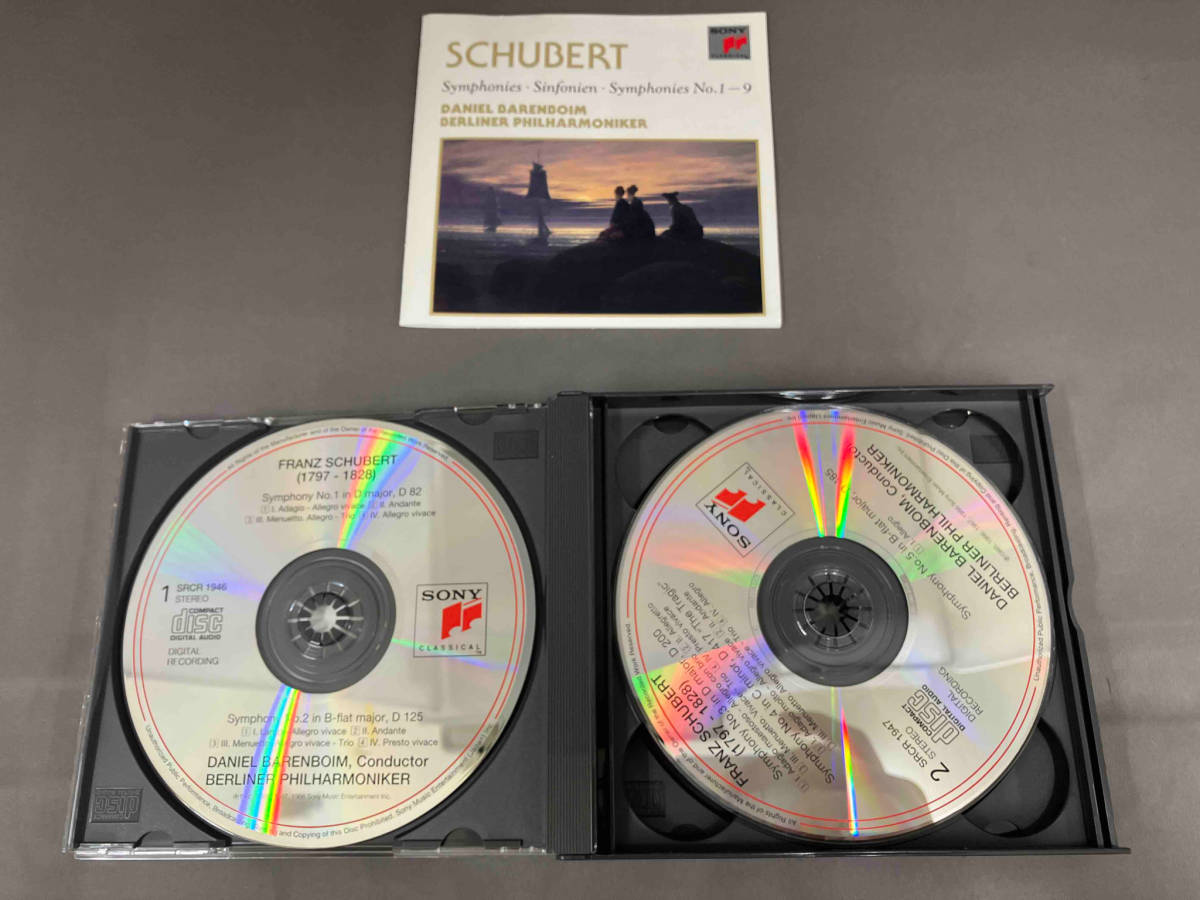 ダニエル・バレンボイム Daniel Barenboim CD シューベルト Franz Schubert: 交響曲全集 [SRCR1946-9]_画像3