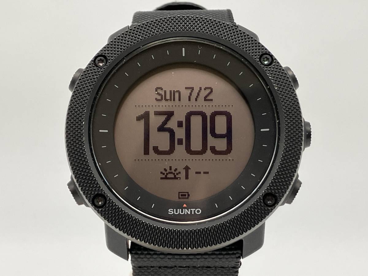 初回限定】 箱付【SUUNTO】スント 店舗受取可 ブラック 腕時計 充電式