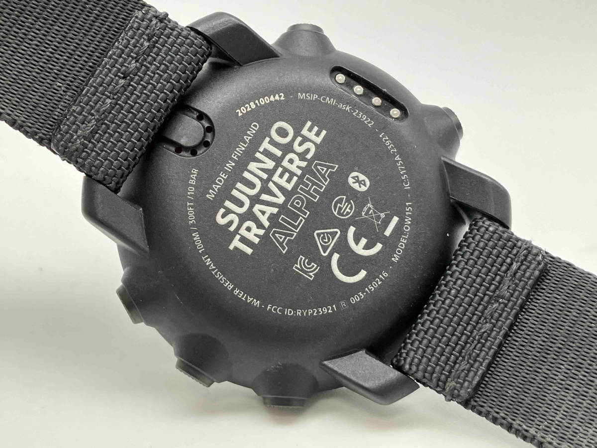 箱付【SUUNTO】スント トラバース アルファ ステルス SS022469000 充電式 腕時計 ブラック 店舗受取可_画像5