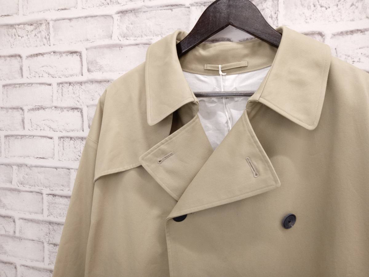 未使用・タグ付】ATON エイトン West Point Over Sized Trench Coat