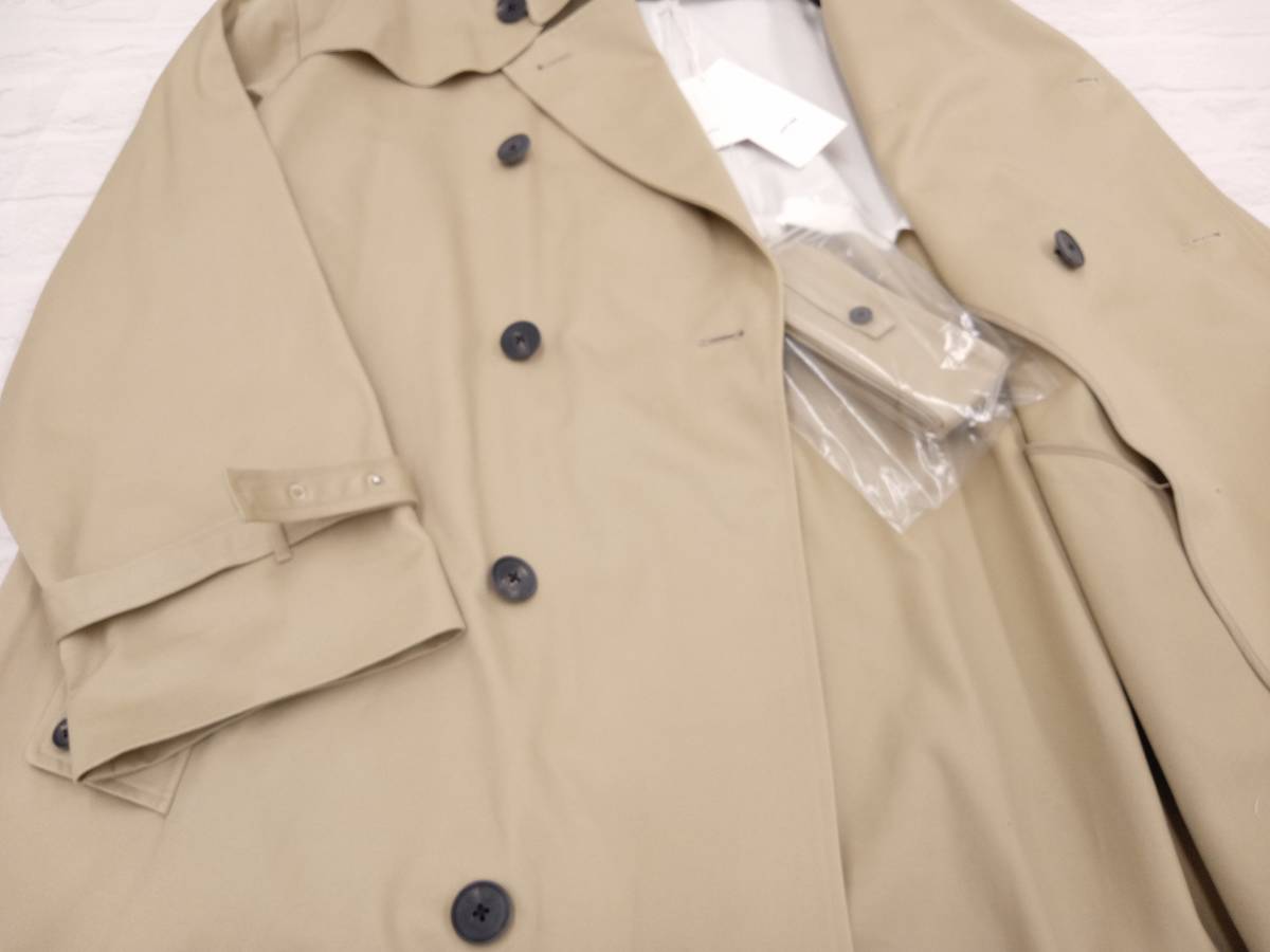 未使用・タグ付】ATON エイトン West Point Over Sized Trench Coat