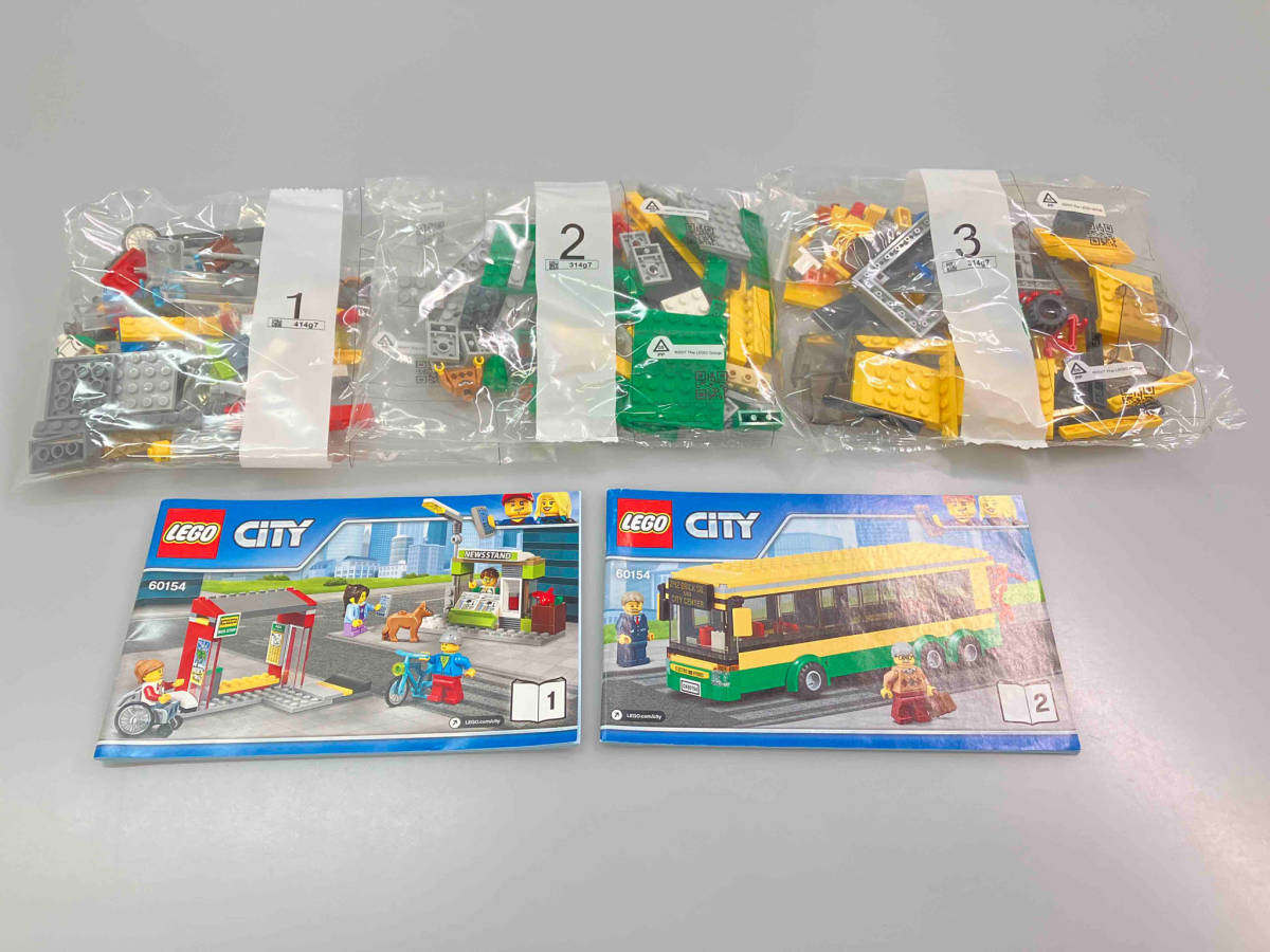 LEGO レゴシティ 60154 バス停留所 中古(街シリーズ)|売買された