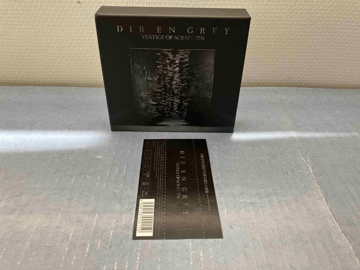  obi equipped DIR EN GREY CD VESTIGE OF SCRATCHES( the first times production limitation record )(DVD attaching )