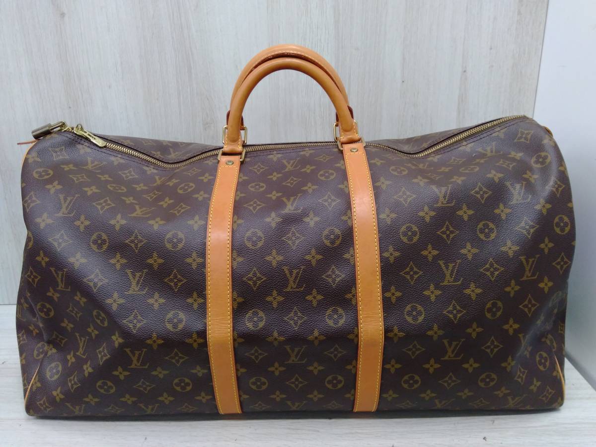 ルイヴィトン LOUIS VUITTON モノグラム キーポル60 ボストンバッグ M41422 キー・パドロック付の画像1