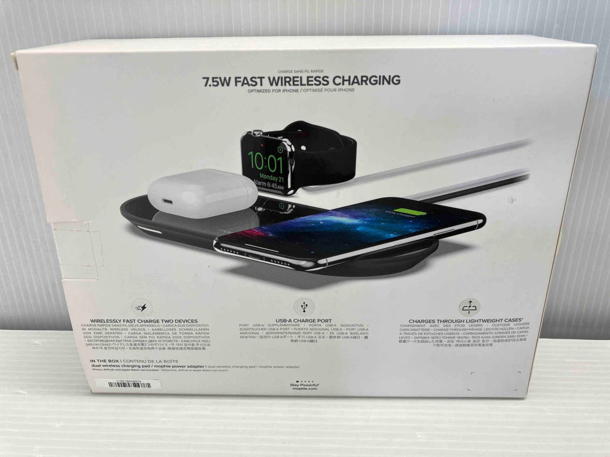 ワイヤレス充電器 dual wireless charging pad mophie 店舗受取可_画像8