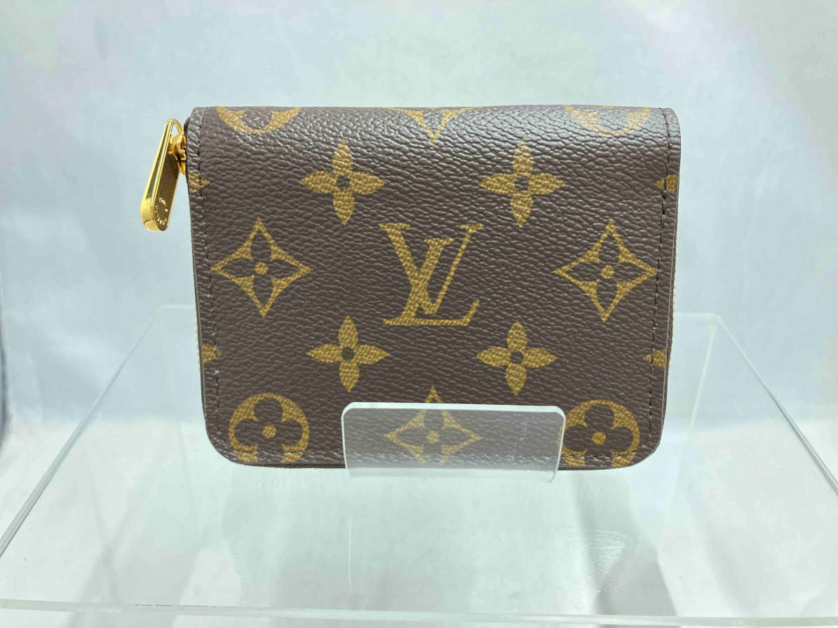 LOUIS VUITTON/ルイヴィトン/二つ折り財布/モノグラム/ブラウン/ジッピー・コイン パース_画像1