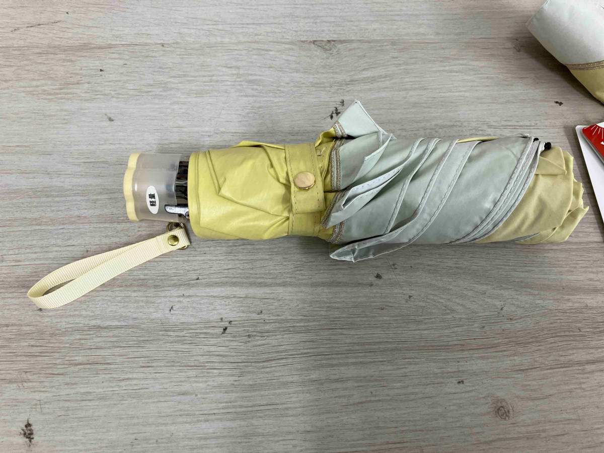 FURLA フルラ　折りたたみ傘　傘　晴雨兼用　パラソル　黄色　イエロー　軽い　一級遮光　遮熱効果　UV_画像8