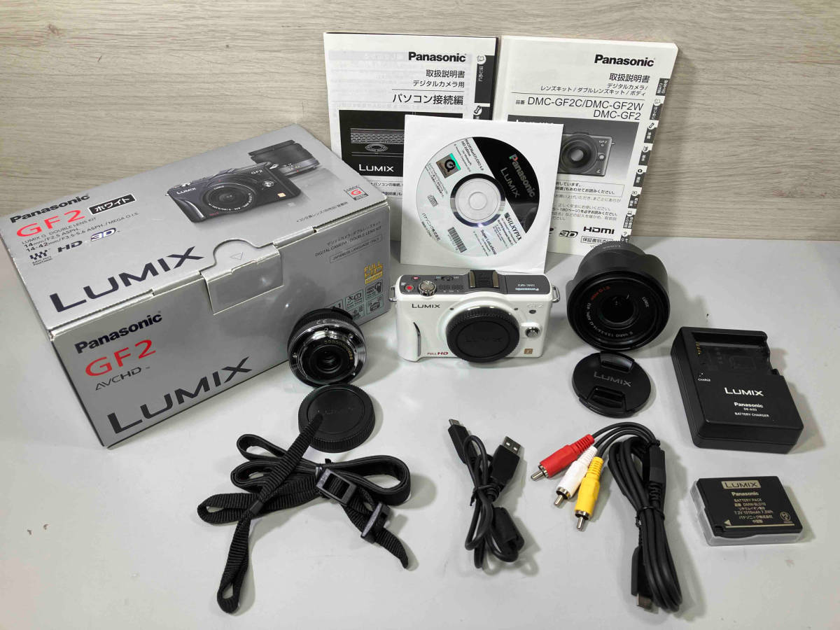 使い勝手の良い】 LUMIX Panasonic DMC-GF2 箱付 デジタル一眼 (シェル