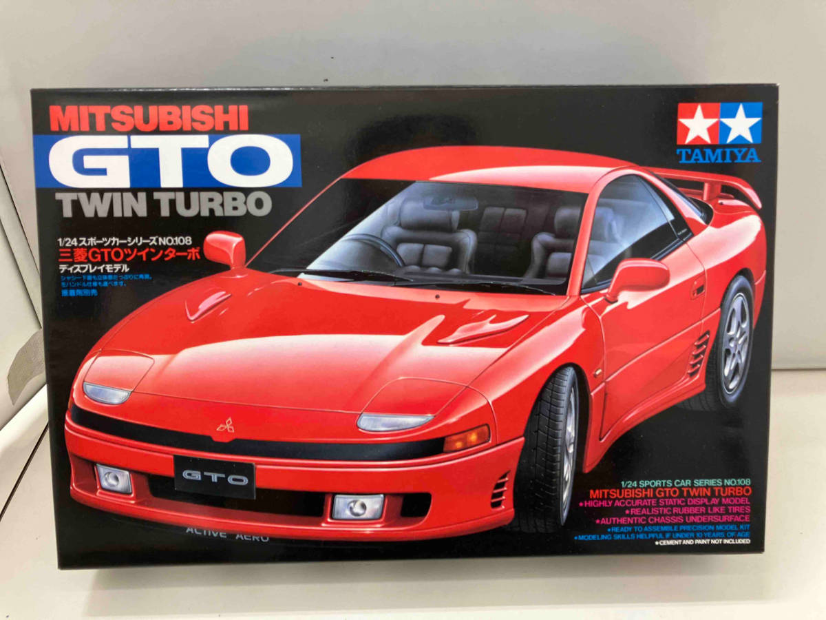 TAMIYA 三菱GTOツインターボ 1/24スポーツカーシリーズ NO.108 プラモデル_画像1