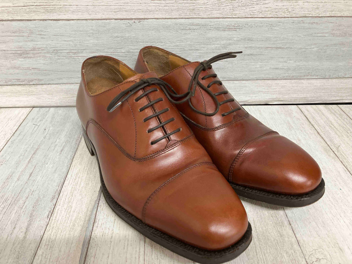 World Footwear Gallery BALMORAL STRIGHT TIP BROWN ワールドフットウェアギャラリー 内羽根 ストレートチップ ブラウン 25.5cm