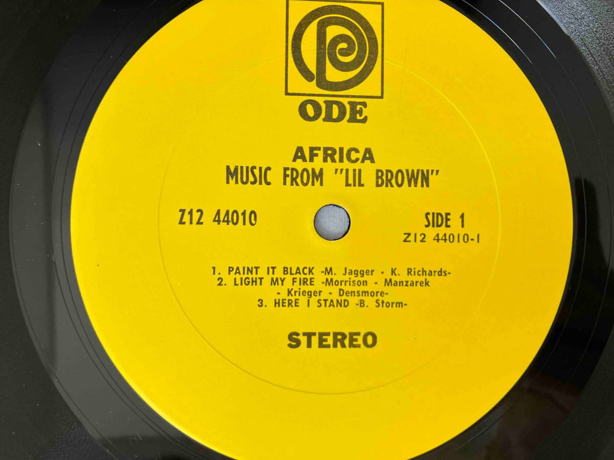 レコード　アフリカ　Africa ミュージック・フロム・リル・ブラウン　Music From 'Lil Brown' Z12 44010_画像5