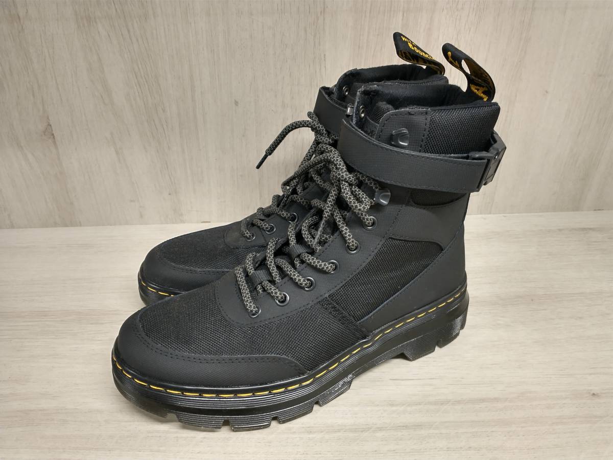 Dr.Martens COMBS TECH ドクターマーチン コムズテック ブラック ブーツ 8ホール AW006 GV12V UK7 店舗受取可_画像1