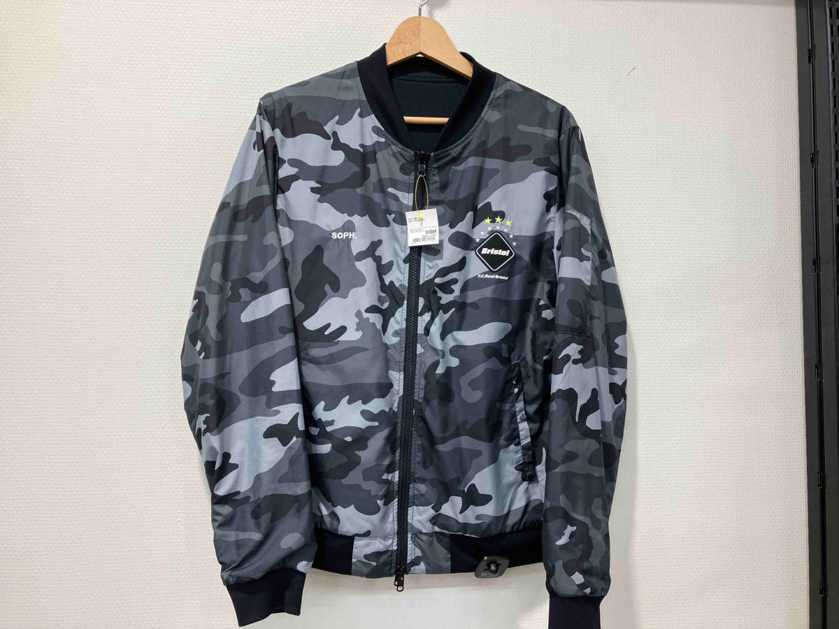 F.C.Real Bristol REVERSIBLE PDK JACKET リバーシブルジャケット S カモフラージュ柄 ブラック fcrb-170004 FCRB ブリストル soph ソフ_画像1