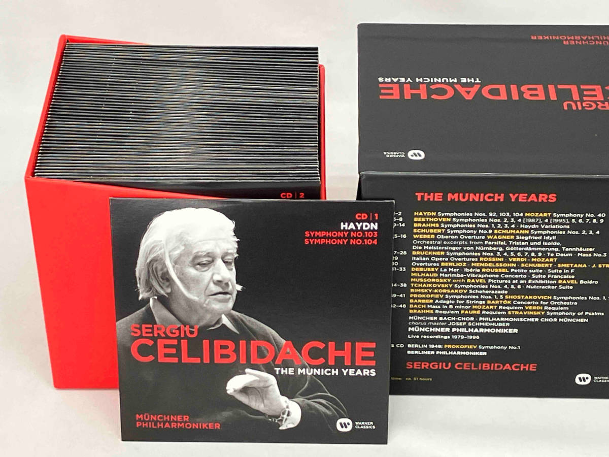 セルジウ・チェリビダッケ／ザ・ミュンヘン・イヤーズ（49CD） Sergiu Celibidache - The Munich Years Warner Classics_画像4