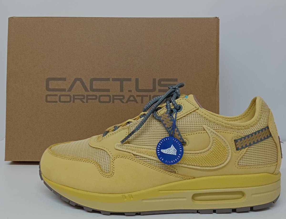訳あり CACT.US スコット トラヴィス Scott Travis マックス1 エア MAX1 AIR ナイキ 【鑑定済】NIKE GOLD イエロー DO9392-700 ゴールド カクタス 28.5cm 訳あり CACT.US スコット トラヴィス Scott Travis マックス1 エア MAX1 AIR ナイキ 【鑑定済】NIKE GOLD イエロー DO9392-700 ゴールド カクタス 28.5cm