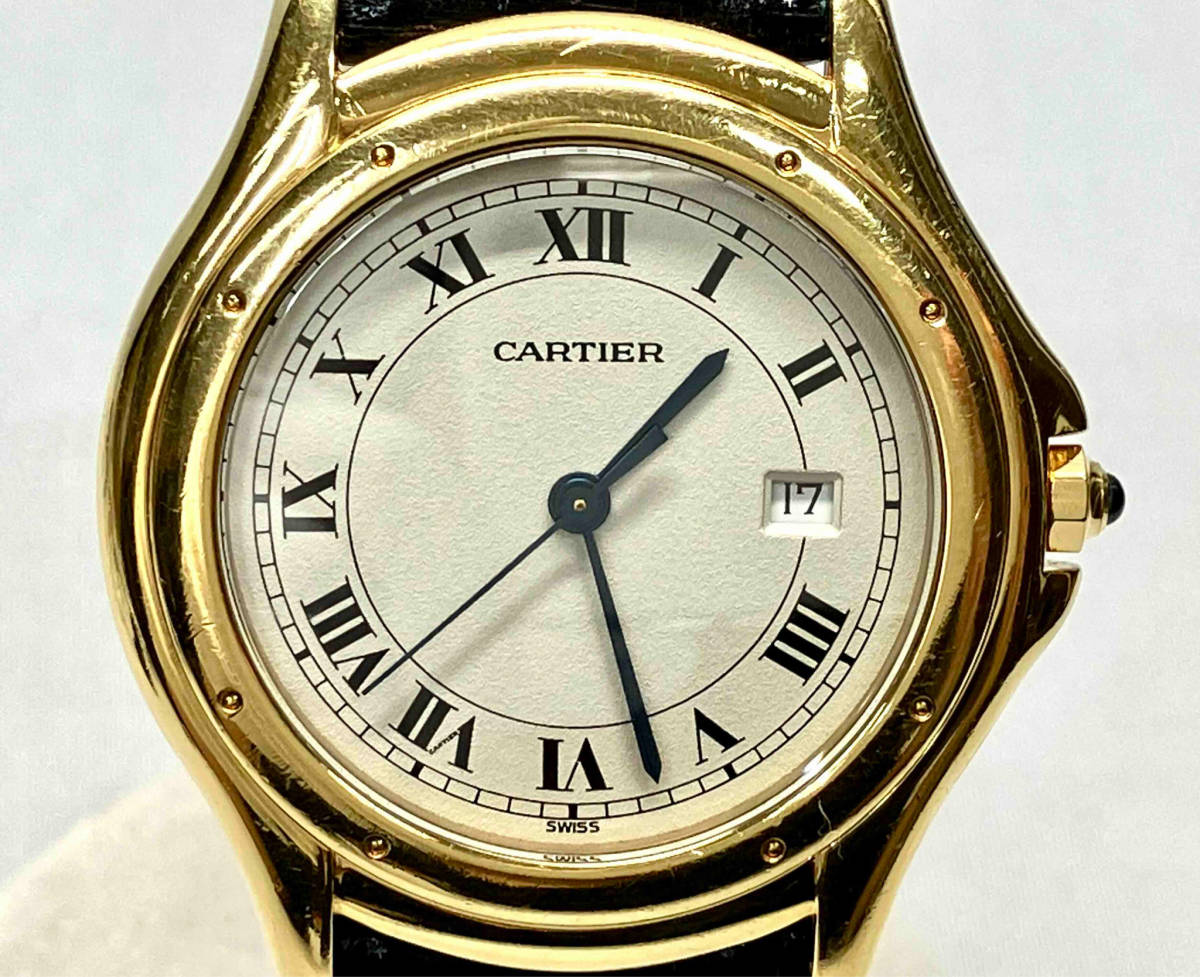 カルティエ Cartier パンテールクーガーLM 116000R 18K クォーツ レディース 本体のみ