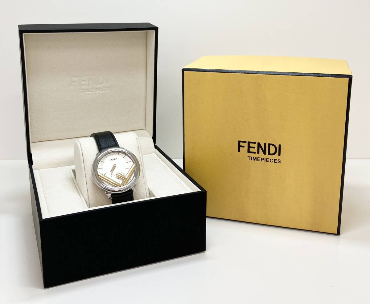 FENDI フェンディ　ラナウェイ　001-71000M-034 クォーツ　白文字盤　腕時計　ブランド腕時計_画像1