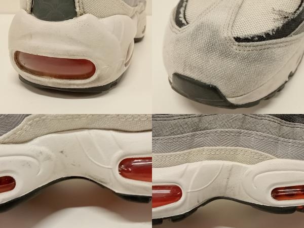 NIKE Nike AIR MAX 95 QS DH9792-100 спортивные туфли серый × черный × белый US8 26.0cm