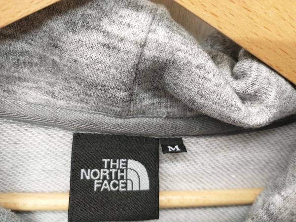THE NORTH FACE ザ・ノース・フェイス NT12142 バックスクエアロゴフーディー サイズＭ グレー スウェットパーカー_画像3