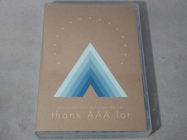 AAA DOME TOUR 15th ANNIVERSARY -thanx AAA lot-(Blu-ray Disc)_画像1