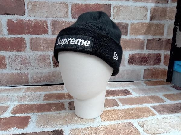 Supreme/シュプリーム/New Era Box Logo Beanie Black 18aw/ニューエラ/ニット帽/ブラック
