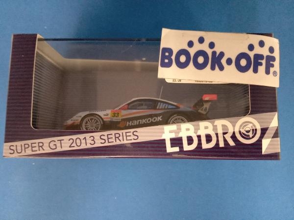 EBBRO 1/43 SUPER GT300 HANKOOK PORSCHE 2013 No.33 WHITE エブロ_画像1